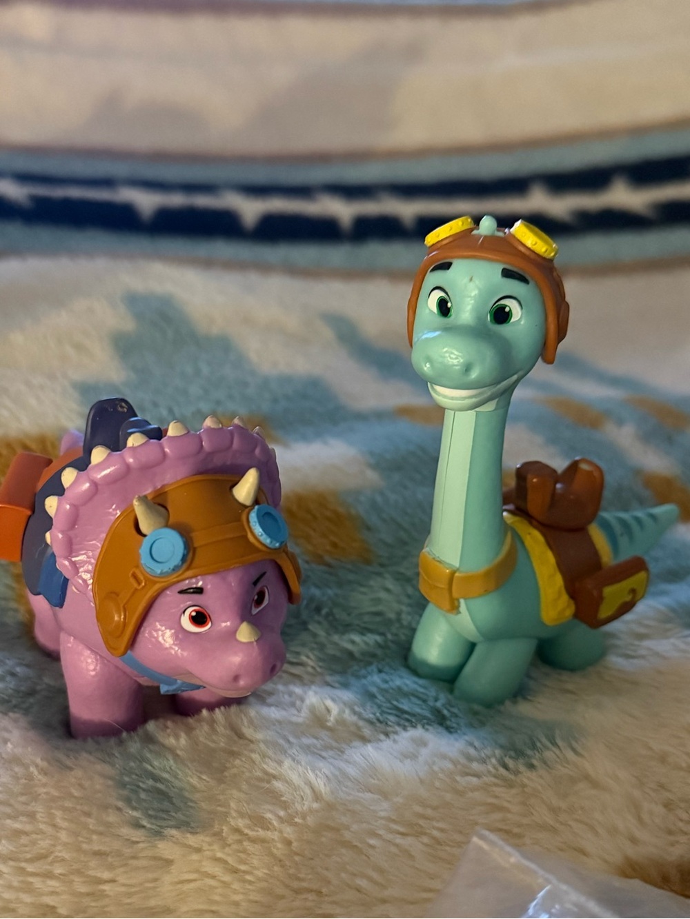 Disney Jr Dino Ranch Figures - Clover & Tango Dinosaur Toy Lot Jazwares
